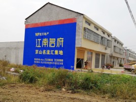 镇江农村墙体广告在不同形式上面展现的不同特色