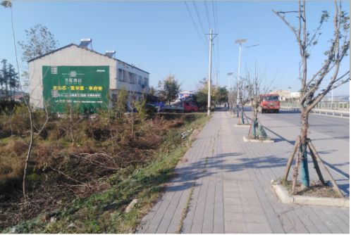 镇江书山南院墙体广告